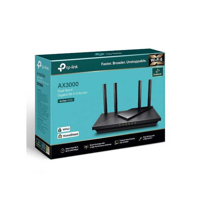 Usmerjevalnik (router) TP-LINK Archer AX55 AX3000 WiFi6