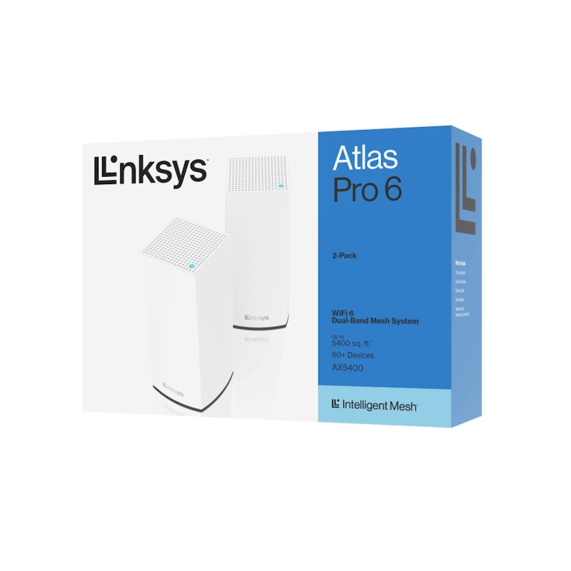 Usmerjevalnik (router) LINKSYS VELOP Atlas Pro 6 Mesh WiFi 6 2 PACK MX5502-KE