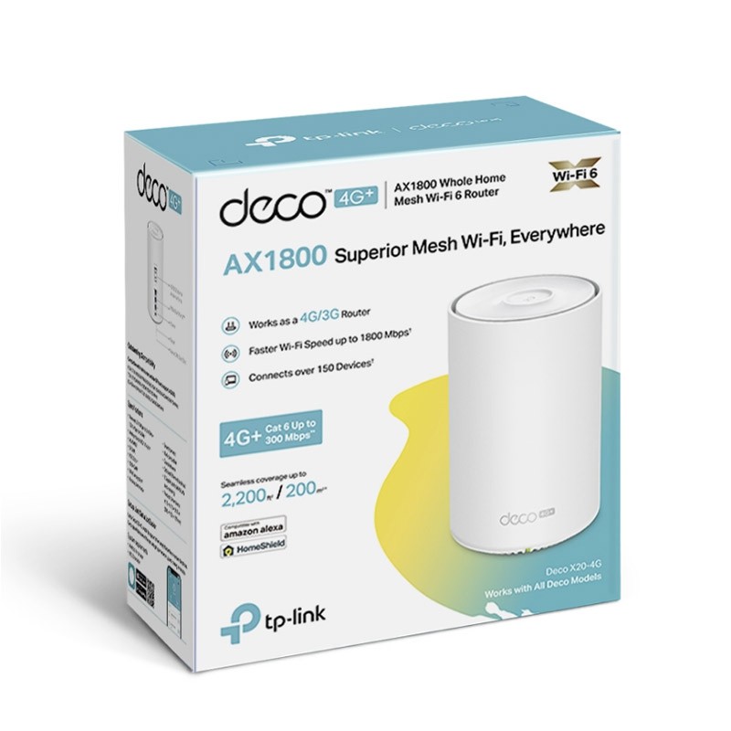 Usmerjevalnik (router) TP-LINK Deco X20-4G AX3000 Wi-Fi 6