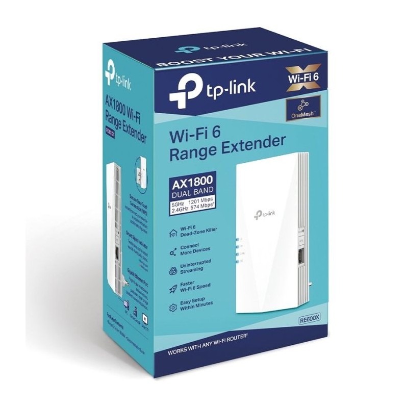 Ojačevalec signala TP-LINK RE600X AX1800