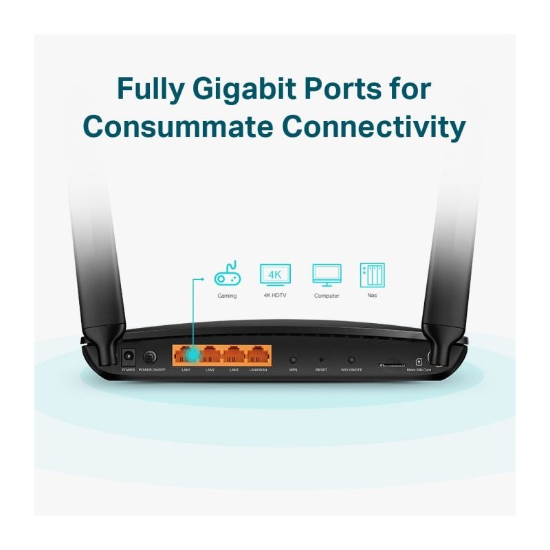 Usmerjevalnik (router) TP-LINK Archer MR600 AC1200 4G+ LTE