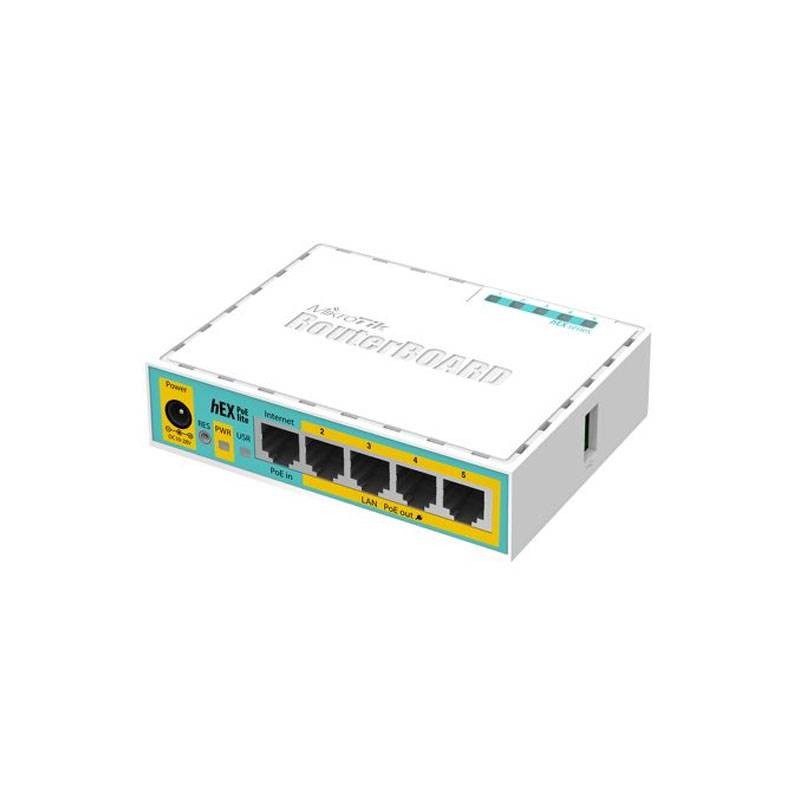 Usmerjevalnik (router) MikroTik hEX PoE lite, RB750UPR2