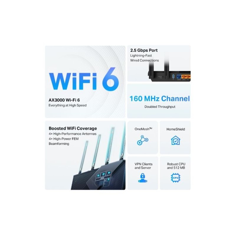 Usmerjevalnik (router) TP-LINK Archer AX55 PRO AX3000