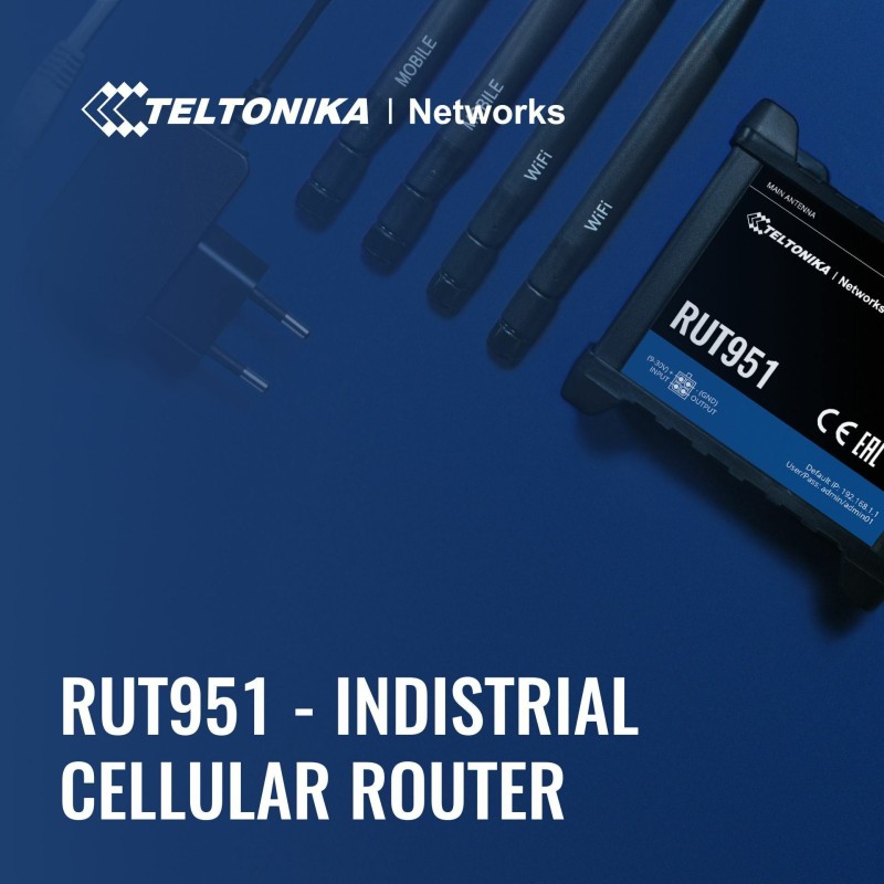 Usmerjevalnik Teltonika RUT951 Industrial Dual SIM LTE Wifi