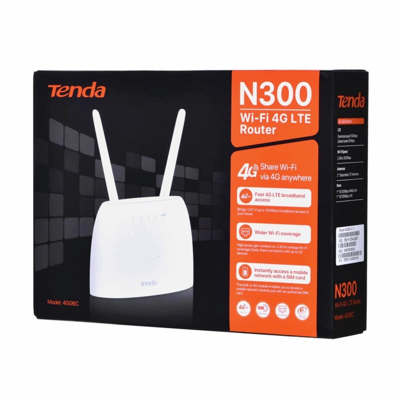 Usmerjevalnik (router) Tenda 4G06c