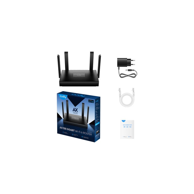 Usmerjevalnik (router) CUDY WR1500, Wi-Fi 6, Mesh