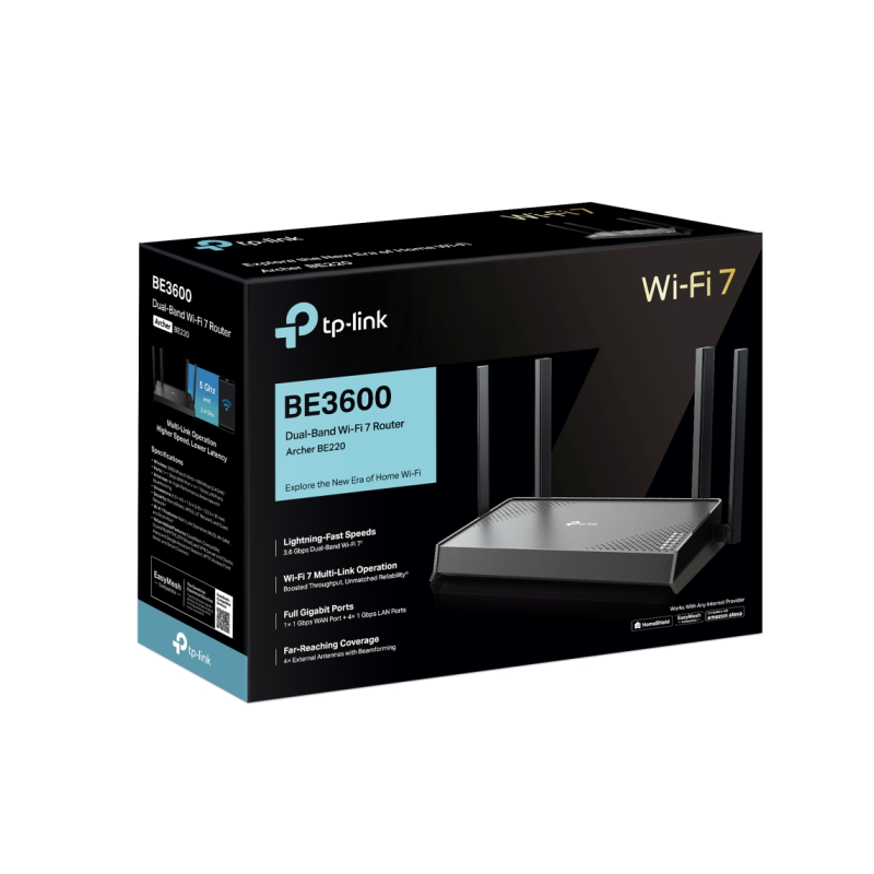 Usmerjevalnik (router) TP-LINK Archer BE220, Wi-Fi 7