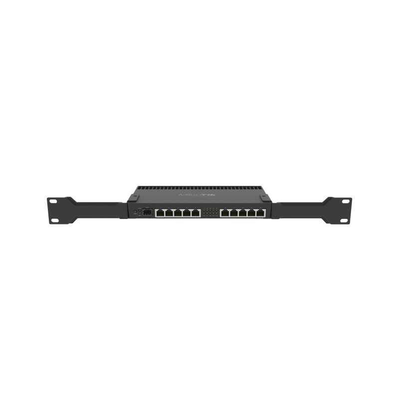 RouterBOARD RB4011iGS+ with 1U rackmount case (RouterOS L5)
