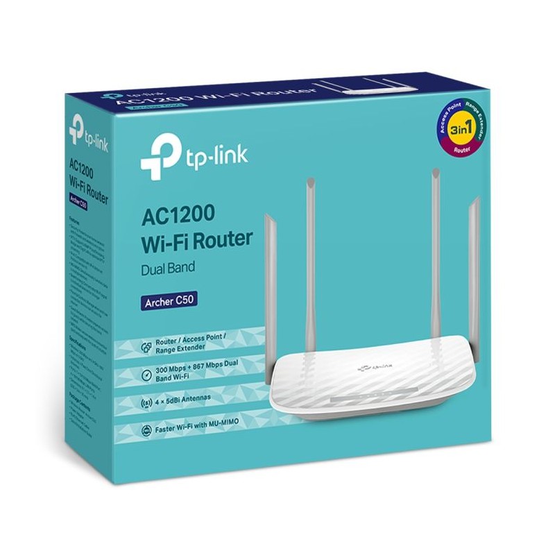 Usmerjevalnik (router) TP-LINK Archer C50 AC1200
