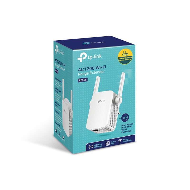 Ojačevalec Wi-Fi signala (Repeater) TP-LINK RE305 AC1200