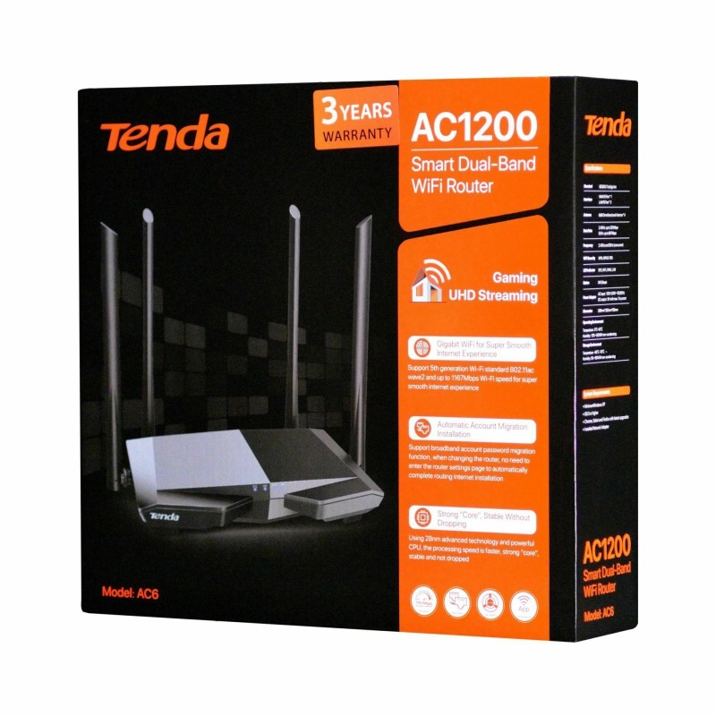 Usmerjevalnik (router) Tenda AC6, AC1200