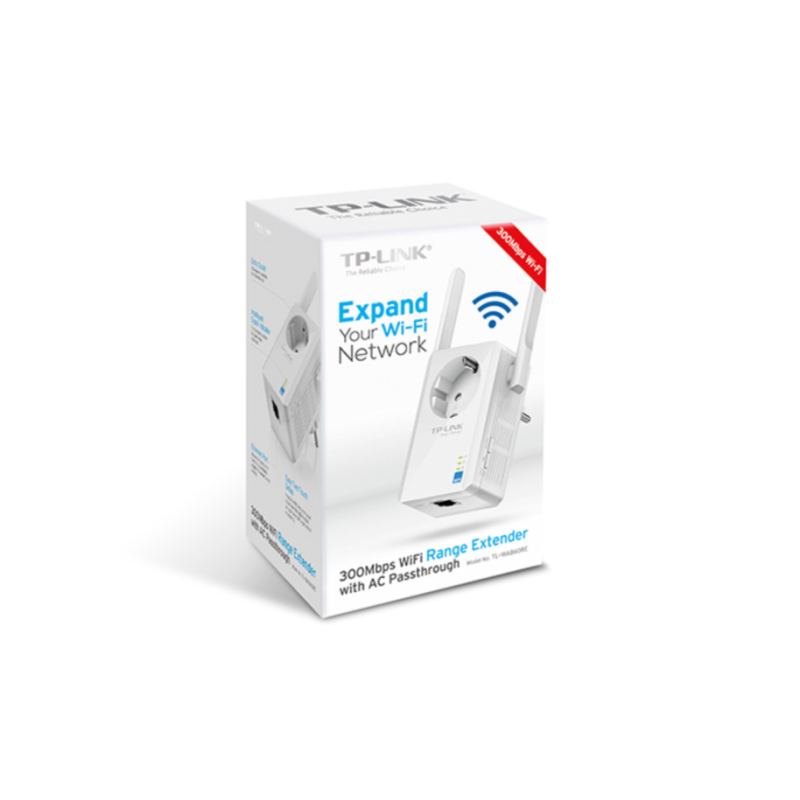 Ojačevalec Wi-Fi signala (Repeater) TP-LINK TL-WA860RE N300 z vtičnico