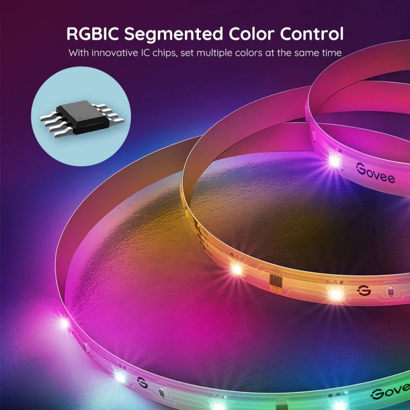 LED trak GOVEE RGBIC Basic Wi-Fi + Bluetooth, 10m