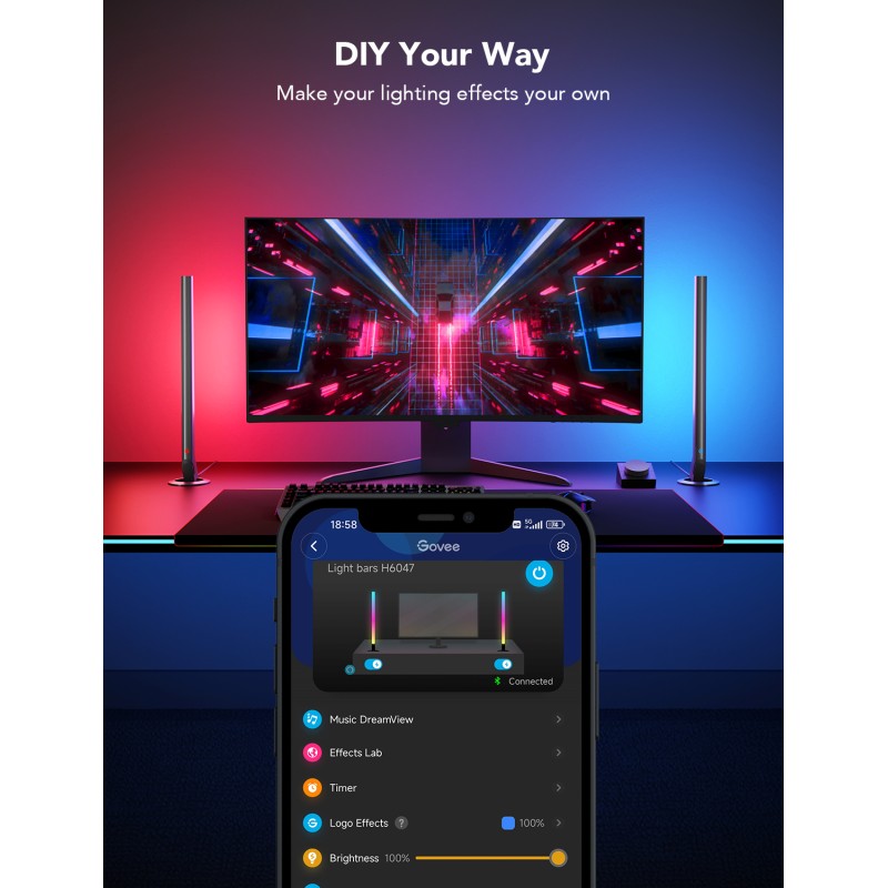 Pametna gaming svetilka GOVEE Light Bars