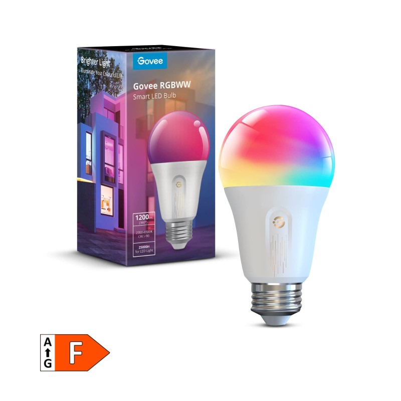 Pametna LED žarnica GOVEE RGBWW, E27, 1200lm