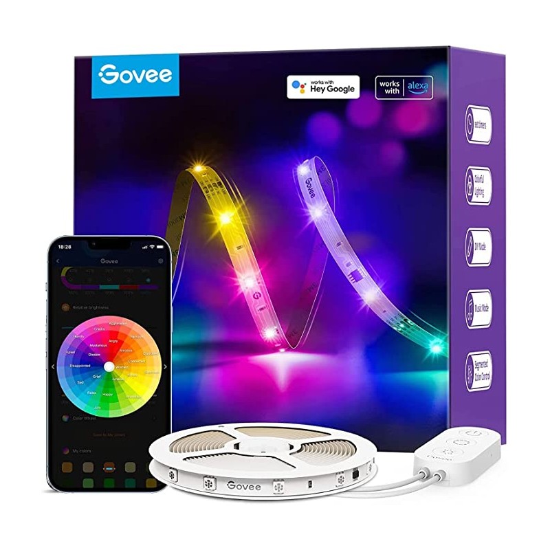 LED trak GOVEE RGBIC Basic Wi-Fi + Bluetooth, 5m
