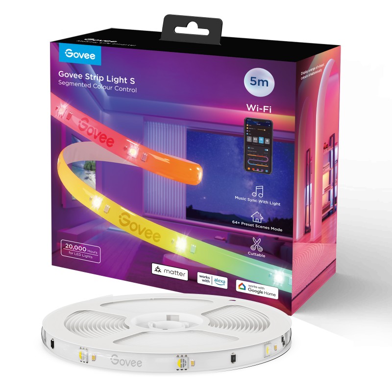 LED svetlobni trak GOVEE RGBIC S, 5m
