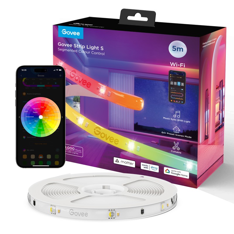 LED svetlobni trak GOVEE RGBIC S, 5m