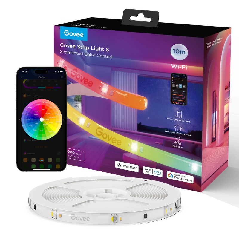LED svetlobni trak GOVEE RGBIC S, 10m