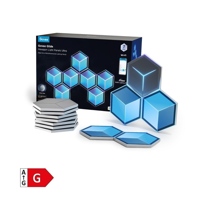 Svetlobni panel GOVEE Glide Hexahon Light Panels, 7-pack