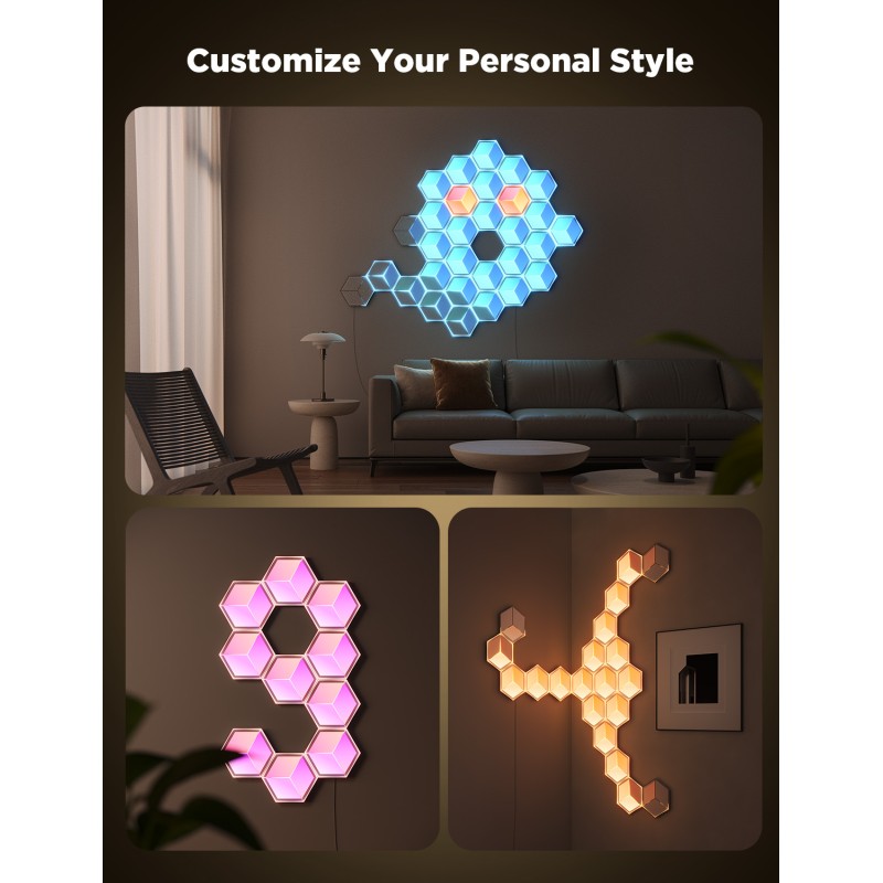 Svetlobni panel GOVEE Glide Hexahon Light Panels, 7-pack