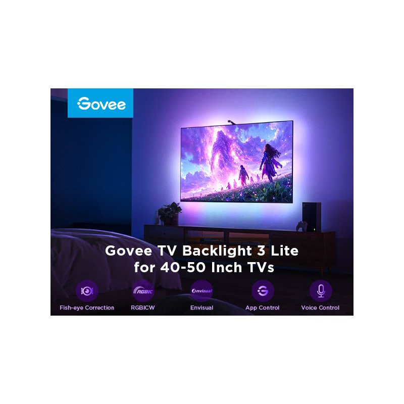 TV osvetlitev ozadja Govee 3 Lite, 40 - 50