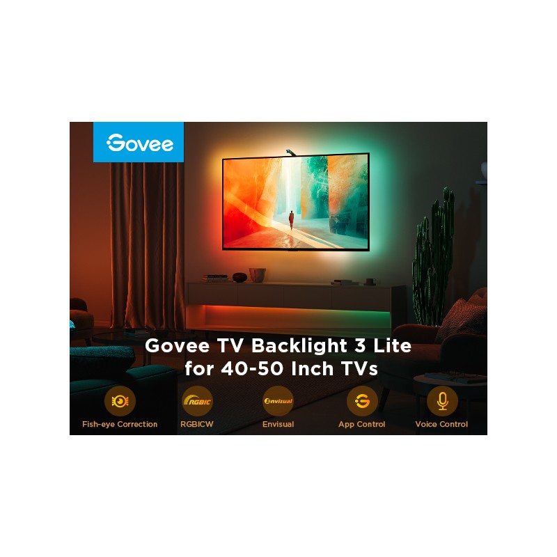 TV osvetlitev ozadja Govee 3 Lite, 40 - 50