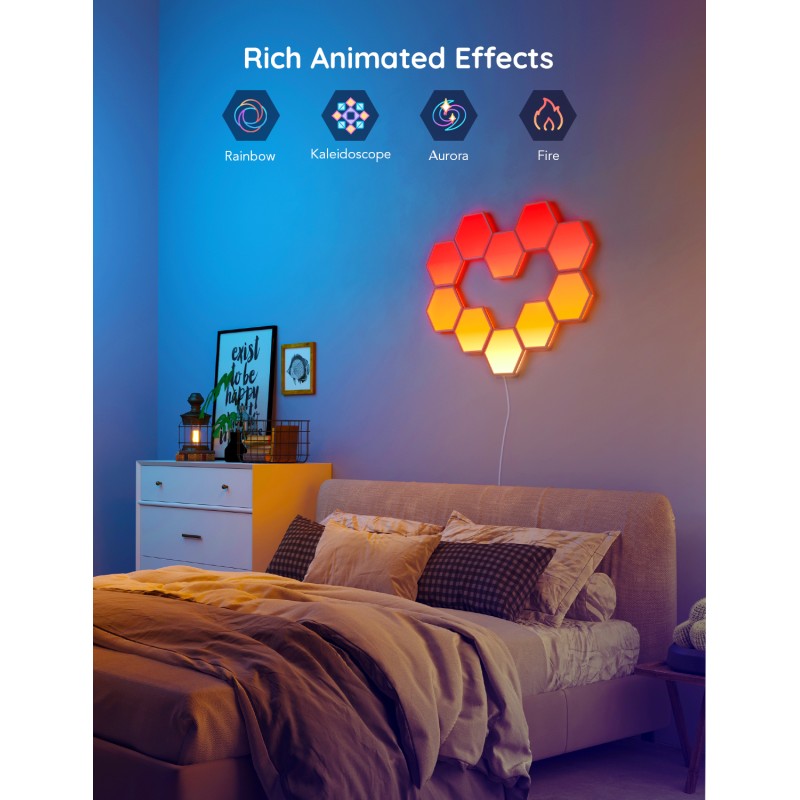 Svetlobni panel GOVEE Glide Hexa Panels, 10-pack