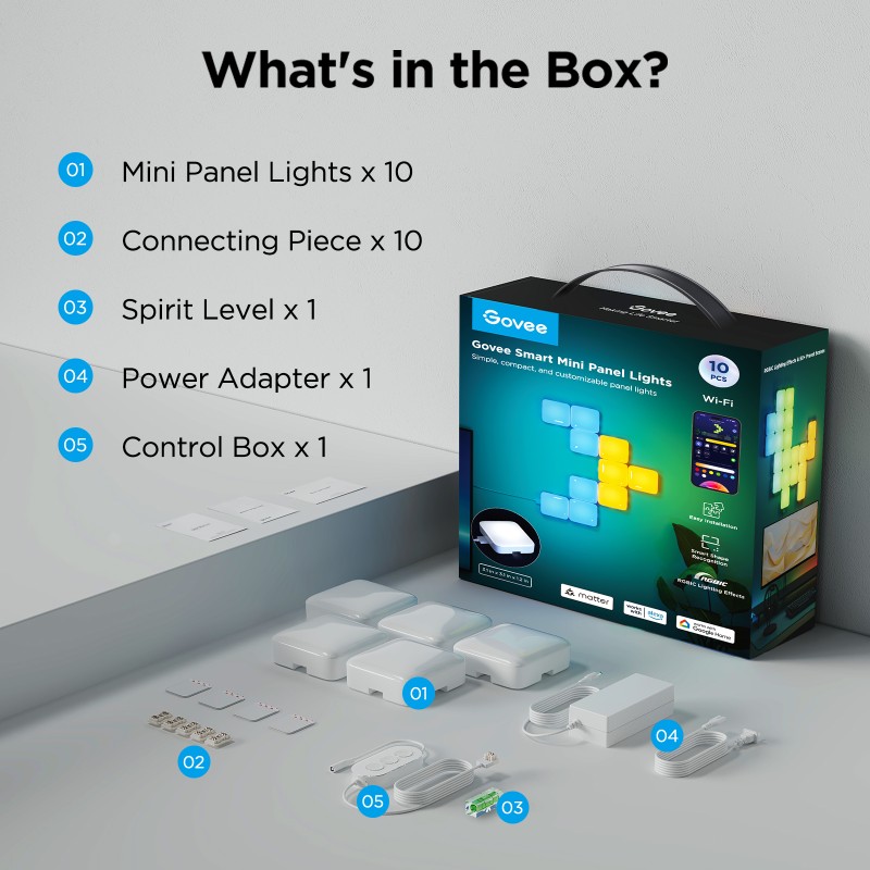 Svetlobni panel GOVEE Smart Mini Panel Lights