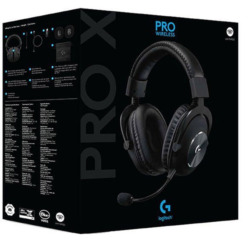Slušalke Logitech G PRO X LIGHTSPEED, črne