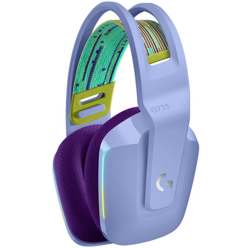 Slušalke Logitech G733 LIGHTSPEED, vijolične