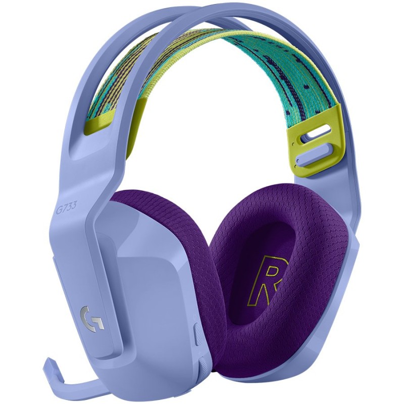Slušalke Logitech G733 LIGHTSPEED, vijolične