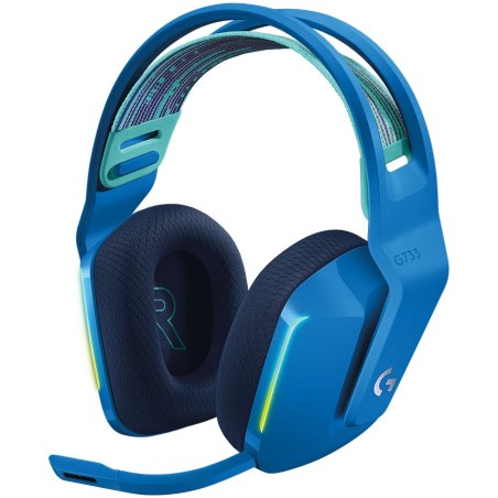 Slušalke Logitech G733 LIGHTSPEED, modre