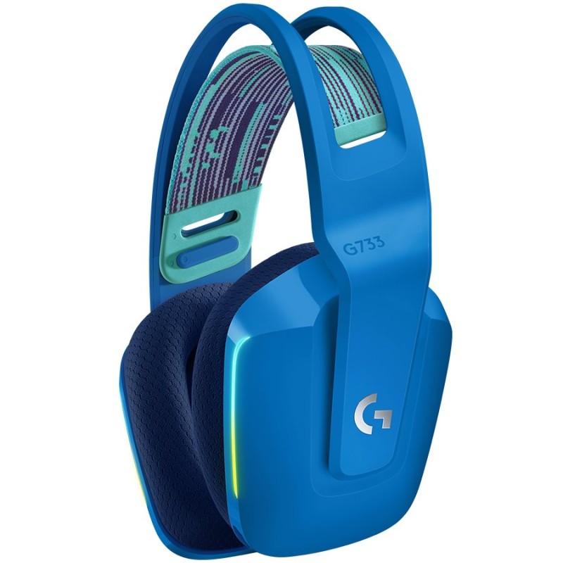Slušalke Logitech G733 LIGHTSPEED, modre