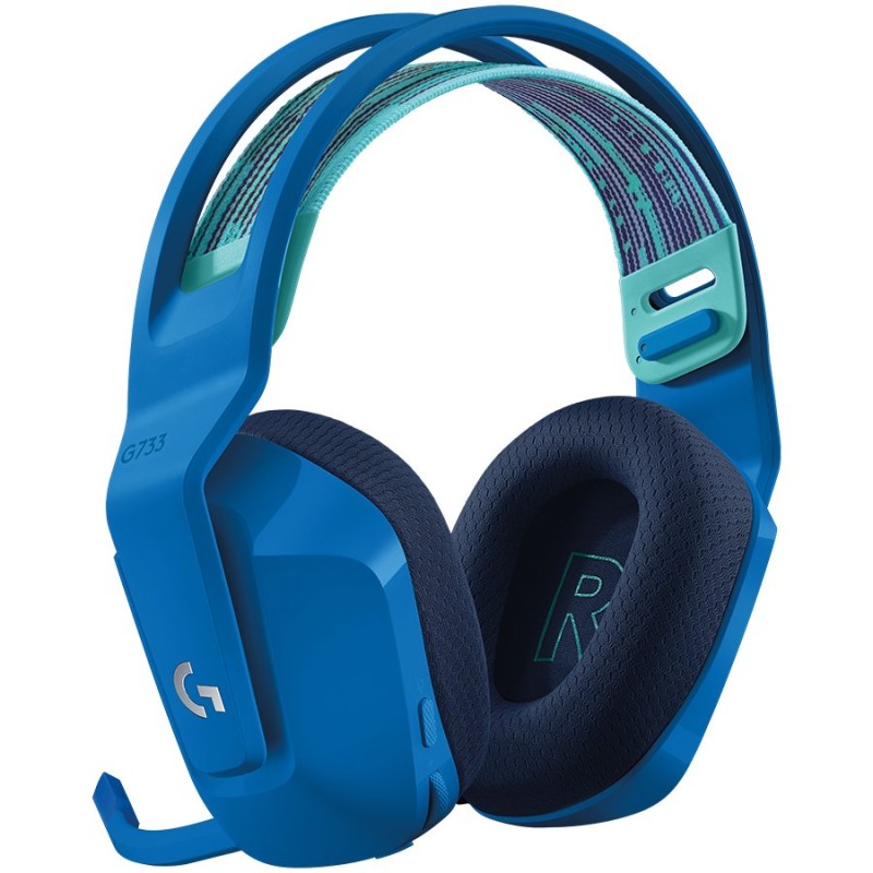 Slušalke Logitech G733 LIGHTSPEED, modre