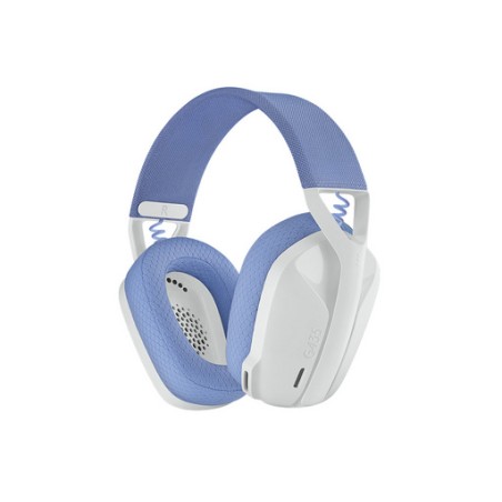 Slušalke Logitech G435 wireless, belo-vijolične