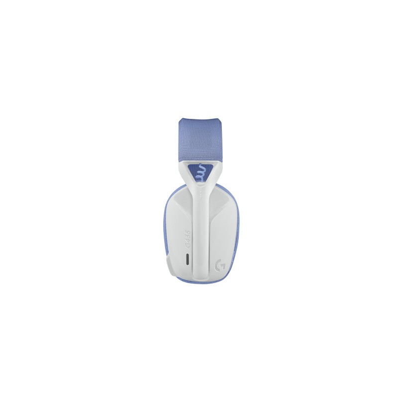 Slušalke Logitech G435 wireless, belo-vijolične