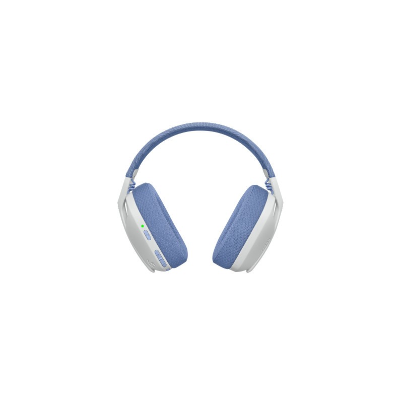 Slušalke Logitech G435 wireless, belo-vijolične