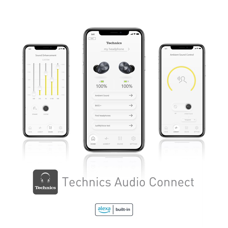 Slušalke Technics EAH-AZ40E-N, zlate