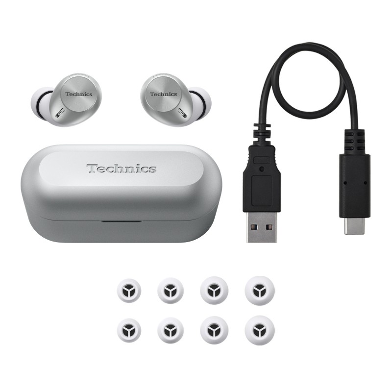Slušalke Technics EAH-AZ40E-S, srebrne