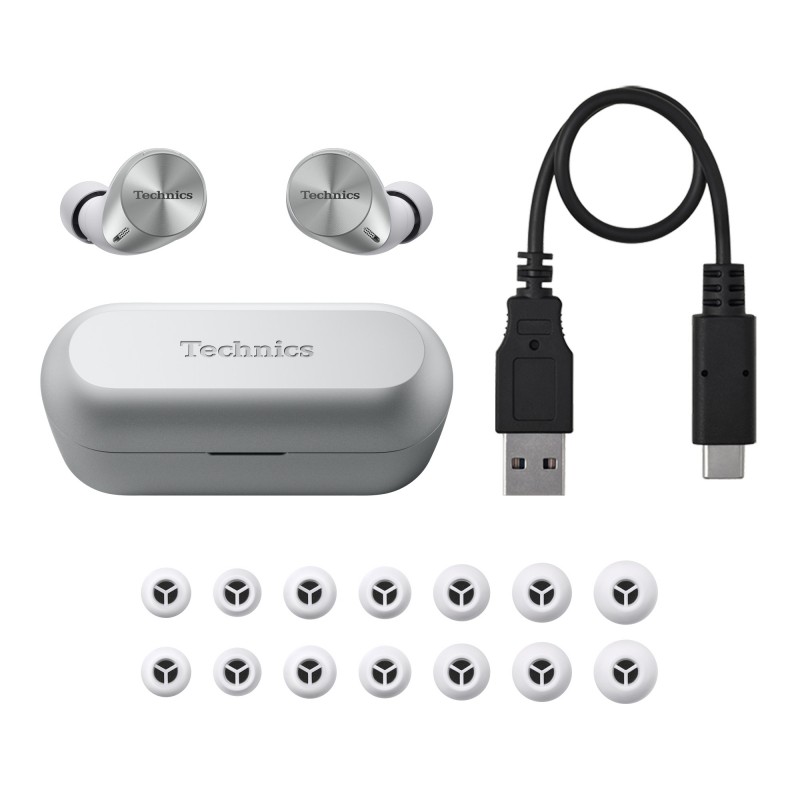 Slušalke Technics EAH-AZ60E-S, srebrne