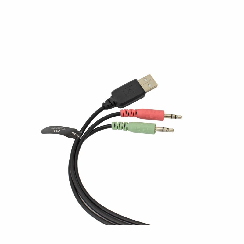 Slušalke White Shark GH-2140 OX RGB, črne