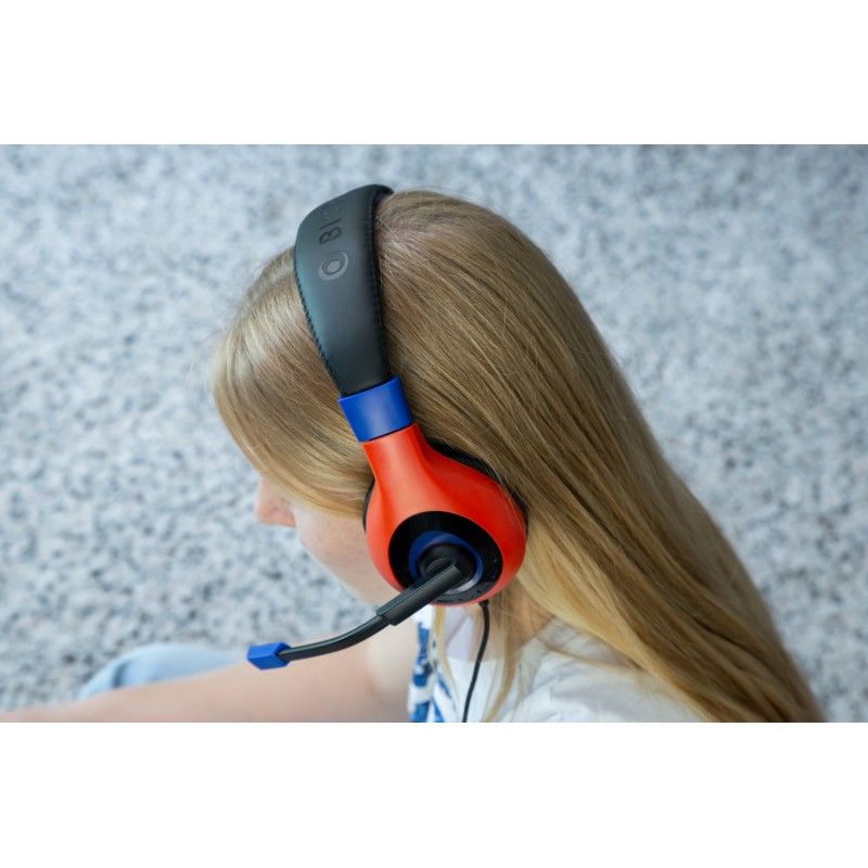 Slušalke BIGBEN NINTENDO SWITCH HEADSET MARIO RED/BLUE