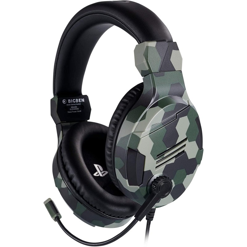 Slušalke BIGBEN STEREO GAMING V3, ZELENE