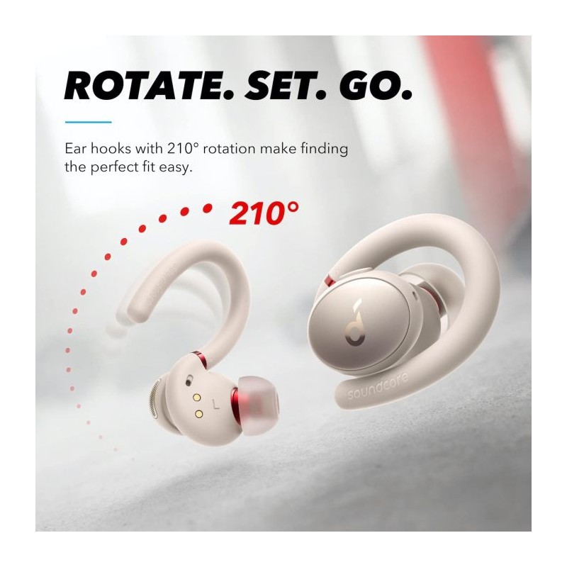 Slušalke Anker Soundcore Sport X10, bele