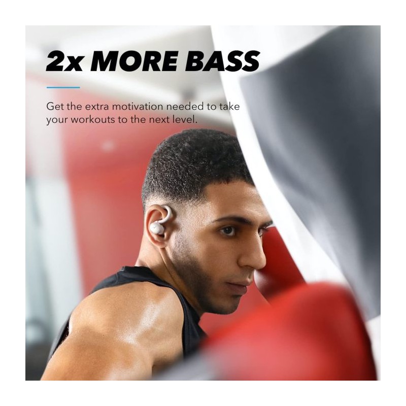 Slušalke Anker Soundcore Sport X10, bele