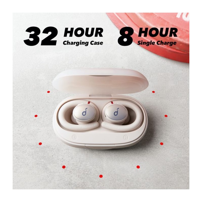 Slušalke Anker Soundcore Sport X10, bele