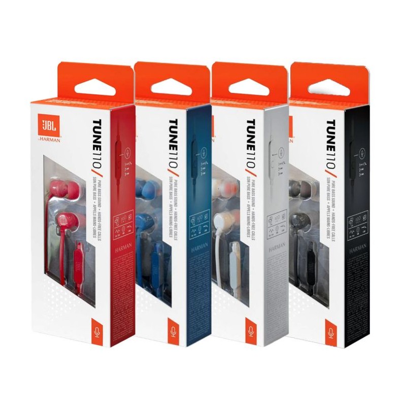 Slušalke JBL Tune 110, bele