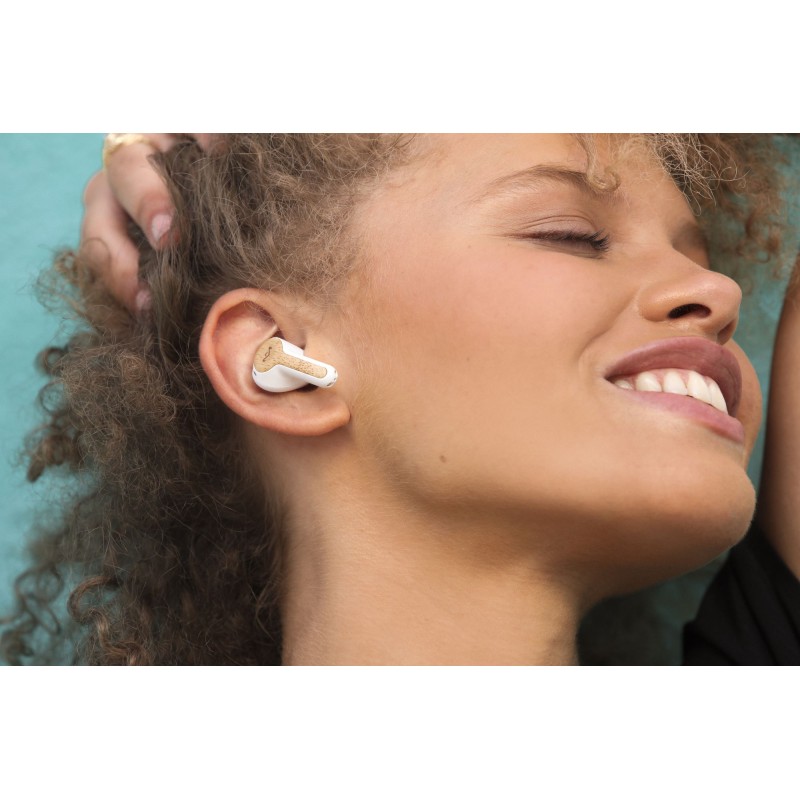 House of Marley REBEL CREAM TRUE WIRELESS EARBUDS slušalke - bež barve