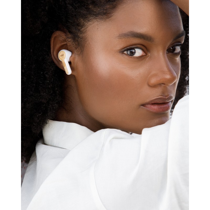 House of Marley REBEL CREAM TRUE WIRELESS EARBUDS slušalke - bež barve